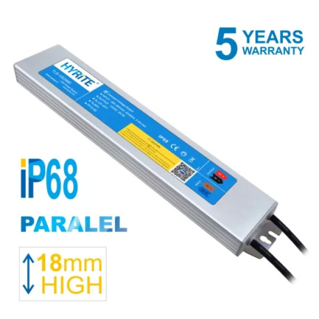transf.el. LED TLG-24E240C 24V/240W IP68 (320x57x18mm) PARALEL